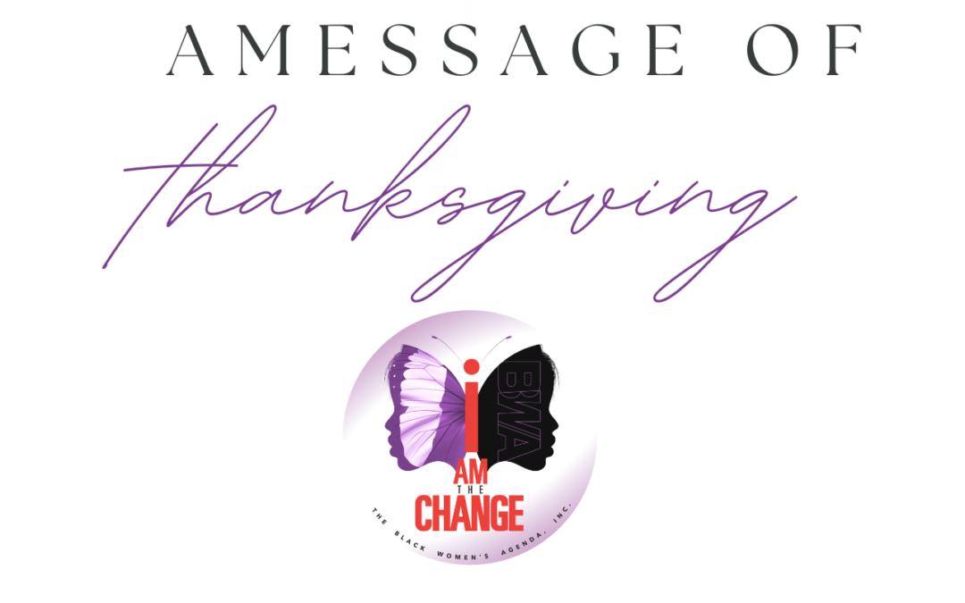 A Message of Thanksgiving