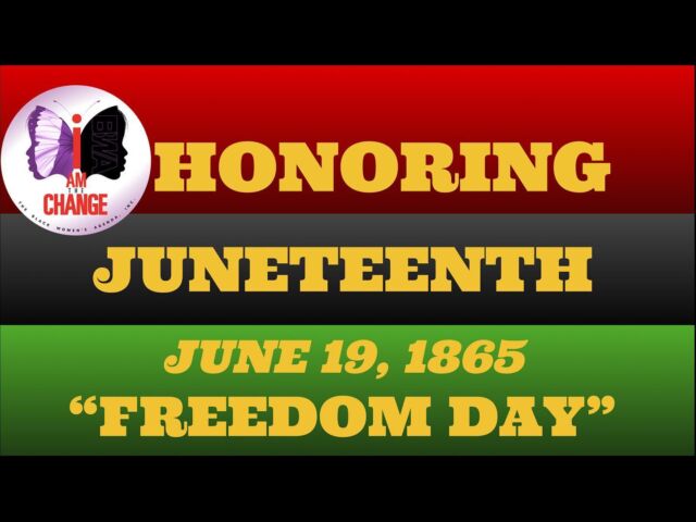 Black Women’s Agenda recognizes “FREEDOM DAY” June 19, 1865. The date when all of our ancestors were informed they were “FREE!”

#IAmTheChange
#Juneteenth