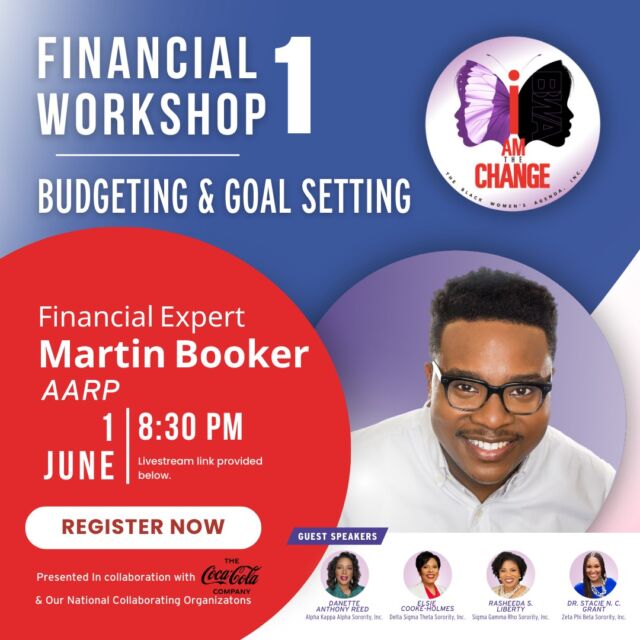 Join the BWA Financial Workshop 1 on June 1st at 8:30 pm ET to master the art of goal setting and budgeting. 

Register here: bit.ly/3orVNdI

Join live: bit.ly/3BRJier 

#bwaeconomicfreedom #iamthechange #bwainc